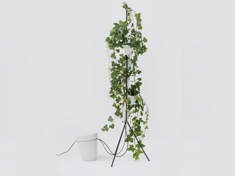 WINDOW GARDEN SELF-STANDING - Porcelain vase system for hydroponic cultivation by Danese Milano