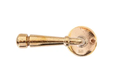 PURE 18225 - Bronze door handle on back plate by Dauby