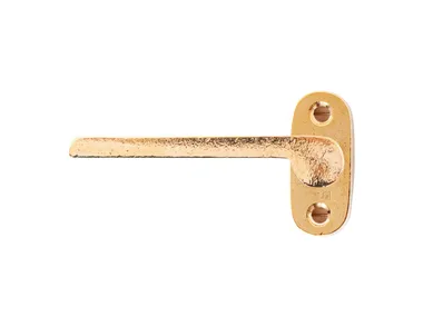 PURE 18650 - Bronze door handle on back plate by Dauby