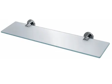BA GLA60 - Glass bathroom wall shelf by DECOR WALTHER