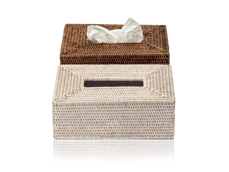 BASKET KBX - Countertop rattan hand towel dispenser by DECOR WALTHER
