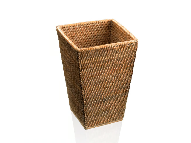 BASKET KK - Rattan bathroom waste bin by DECOR WALTHER