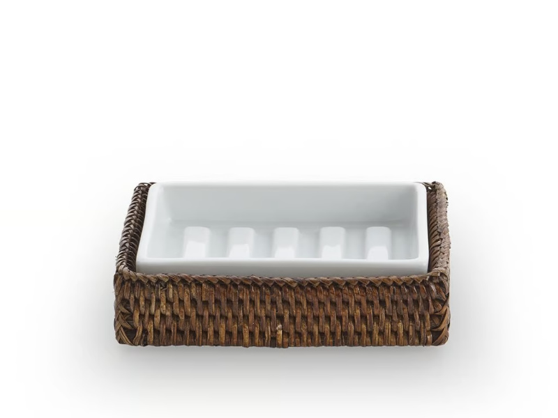 BASKET STS - Countertop wooden soap dish by DECOR WALTHER
