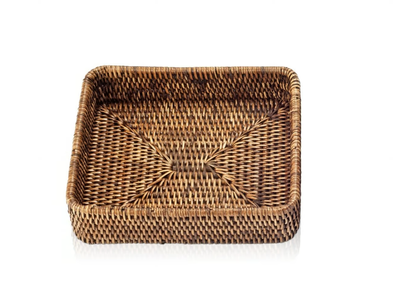 BASKET TAB1 - Rattan tray by DECOR WALTHER