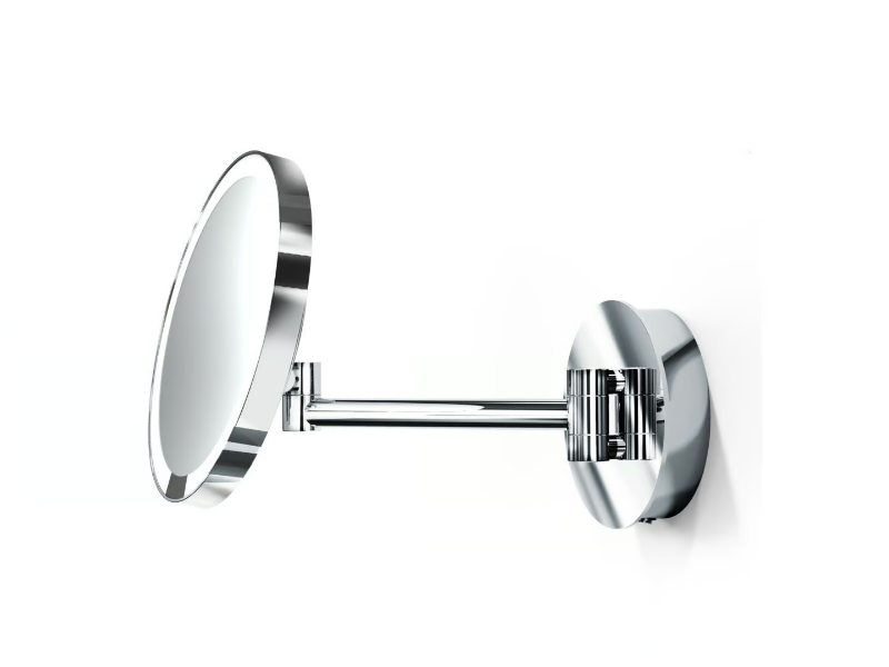JUST LOOK PLUS WR - Wall-mounted round mirror with integrated lighting by DECOR WALTHER