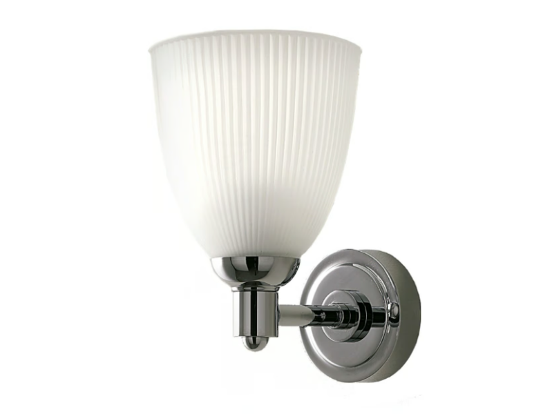 JULIA - Glass and brass wall lamp for bathroom by Devon&Devon