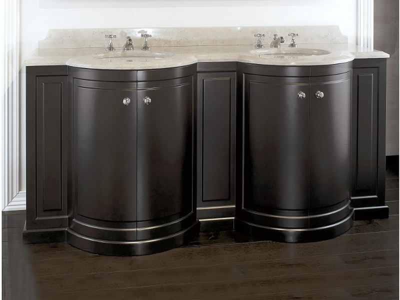REGENT - Double vanity unit with doors by Devon&Devon