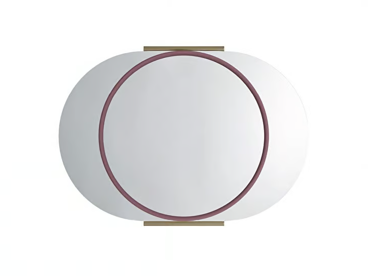 SCOTTIE - Oval wall-mounted bathroom mirror by Devon&Devon