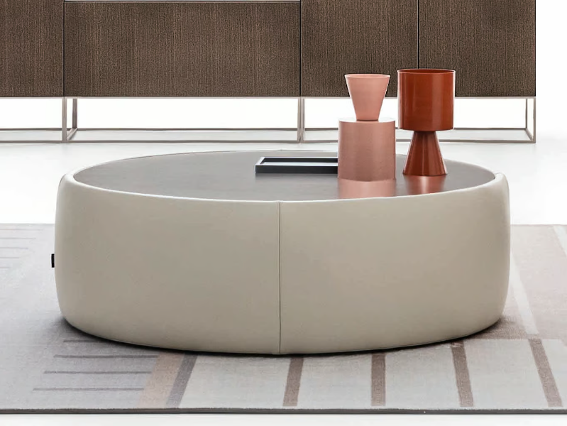 CLIP - Round coffee table for living room by Ditre Italia