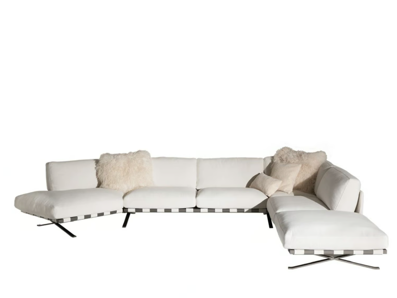 FENIX - Corner sectional fabric sofa by Driade