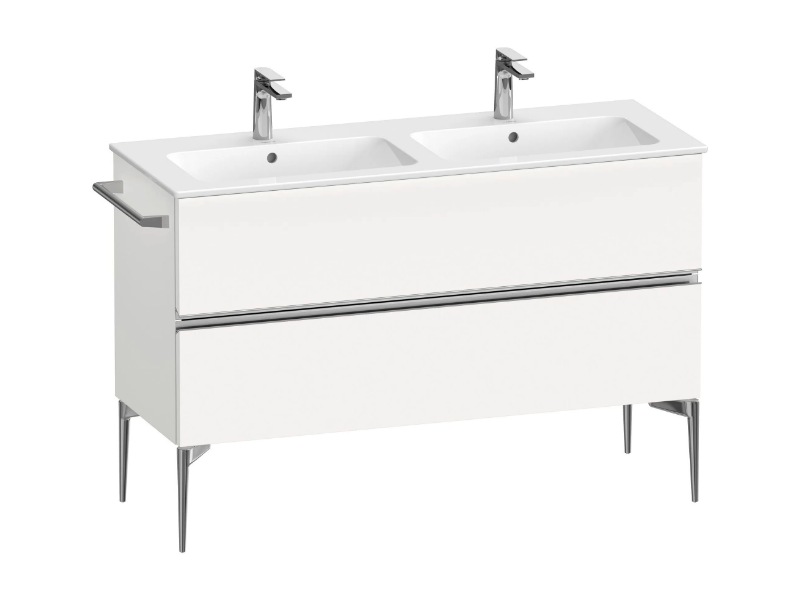 SIVIDA - Double floorstanding bathroom cabinet with drawers by Duravit