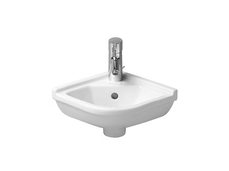 STARCK 3 - Corner ceramic handrinse basin by Duravit