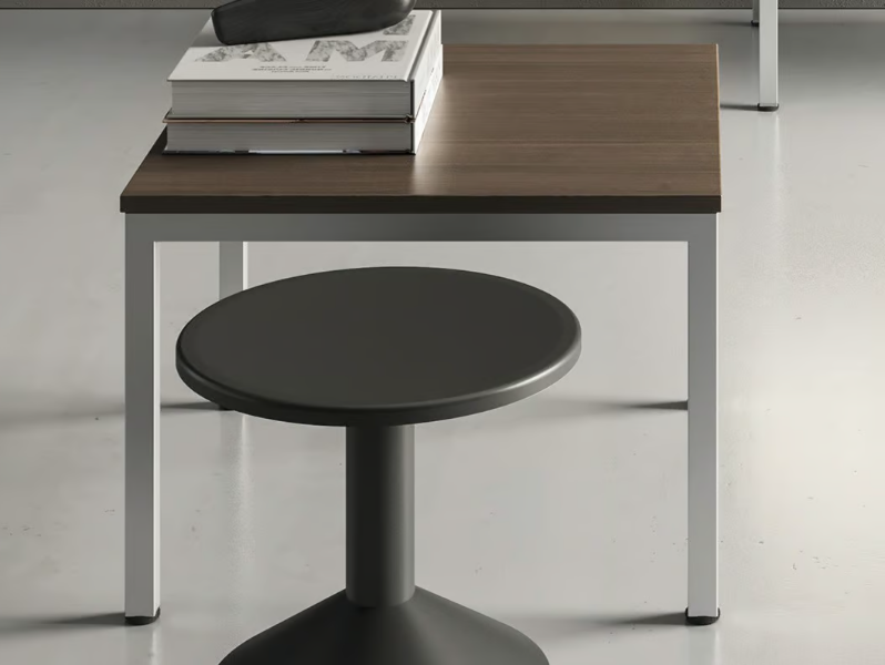 Coffee table for living room - Square melamine high side table by DVO