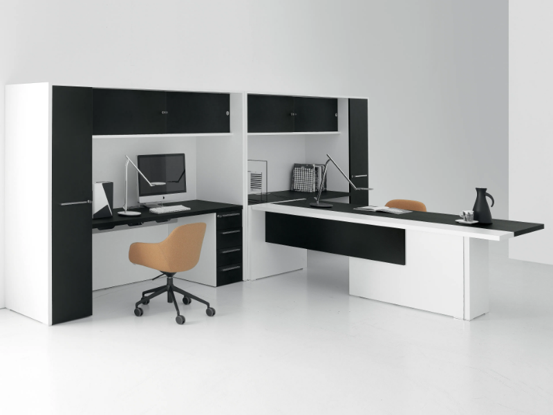 OXFORD - Sectional multiple wooden workstation desk by DVO