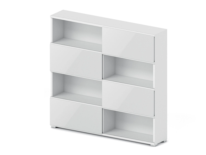 ROMA - Melamine office storage unit / office shelving by DVO