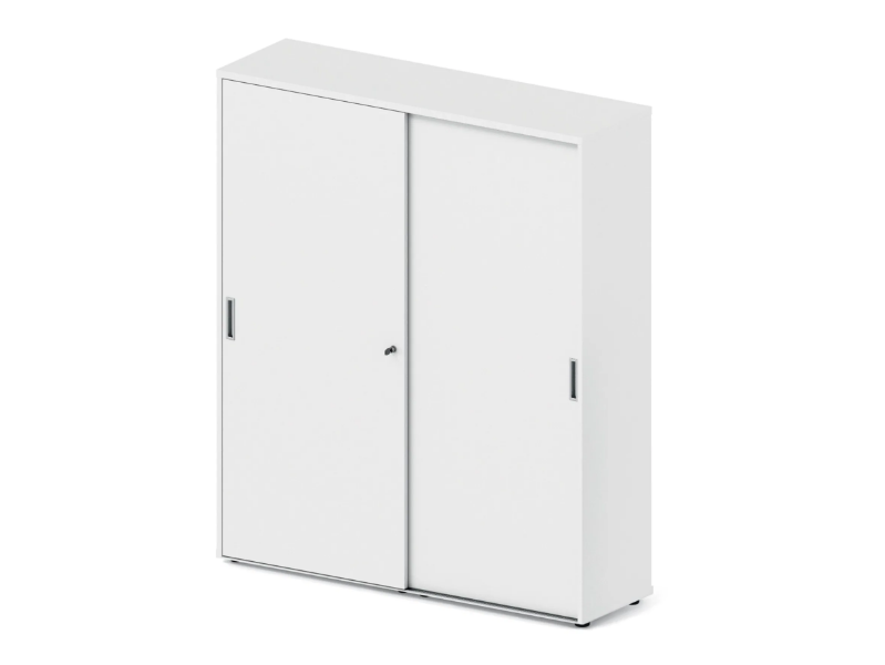 SEUL - Modular melamine office storage unit with lock by DVO