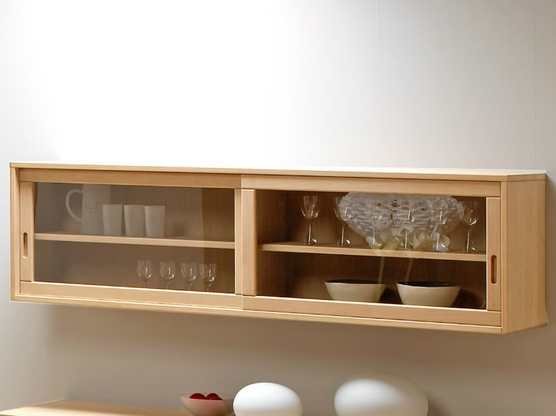 KURT ØSTERVIG - Wall cabinet with glass door by Dyrlund