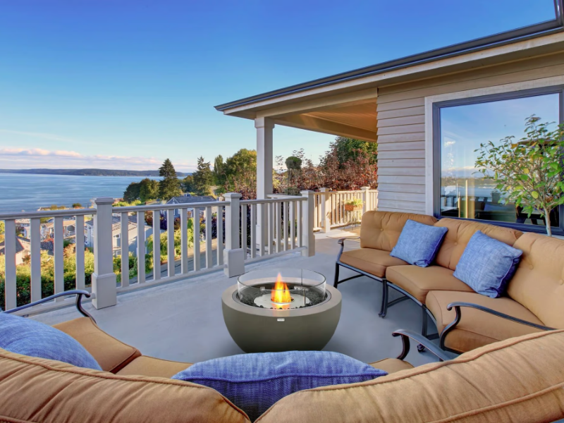 POD 30 - Open bioethanol or gas cement fireplace by EcoSmart Fire