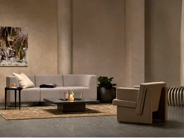 VERTIGO 40 - Freestanding bioethanol or gas fireplace by EcoSmart Fire