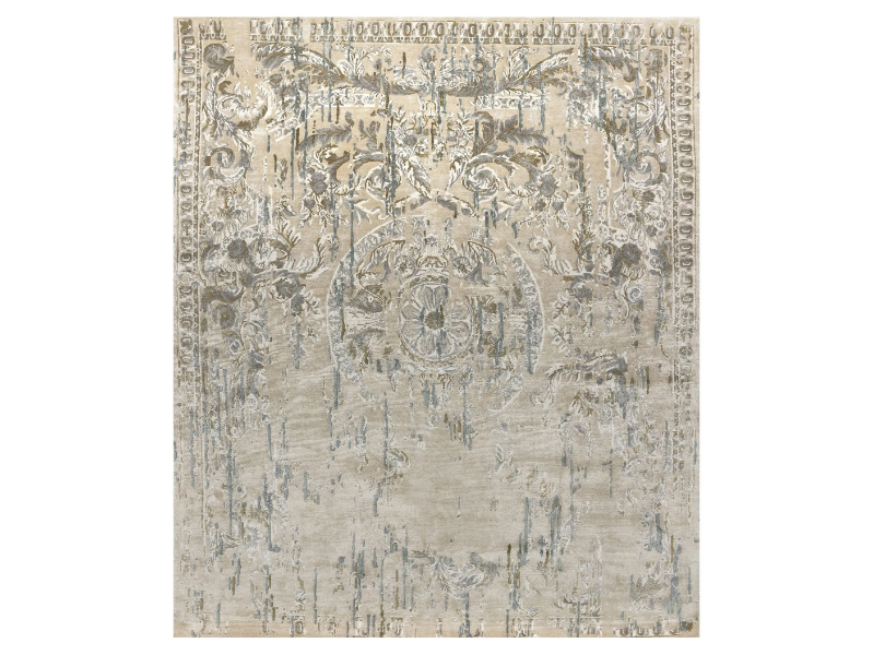 LULLY SHORE - Rectangular handmade silk rug by Edition Bougainville