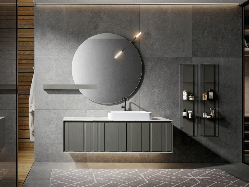 CRI 002 - Wall-mounted vanity unit by Edoné by Agorà