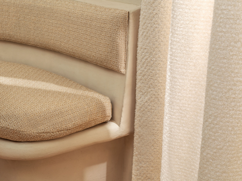 ÉPHÉMÈRE - KOZO - Solid-color polyester fabric by Élitis
