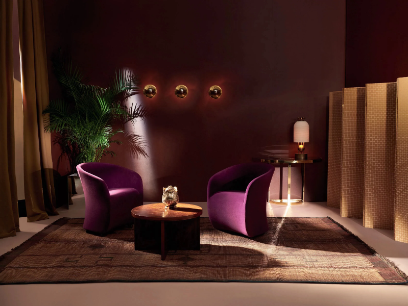 INLASSABLE - CANDY - Solid-color wool fabric by Élitis