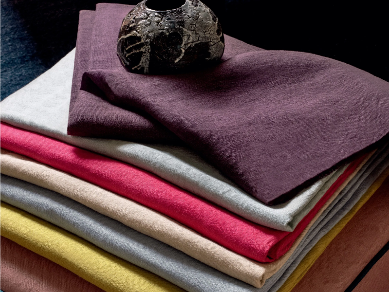 KAILA - Solid-color linen fabric by Élitis