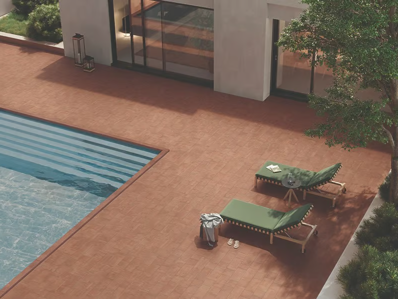 EXTERNA COTTO MATTONE - Porcelain stoneware outdoor floor tiles with terracotta effect by Emilgroup