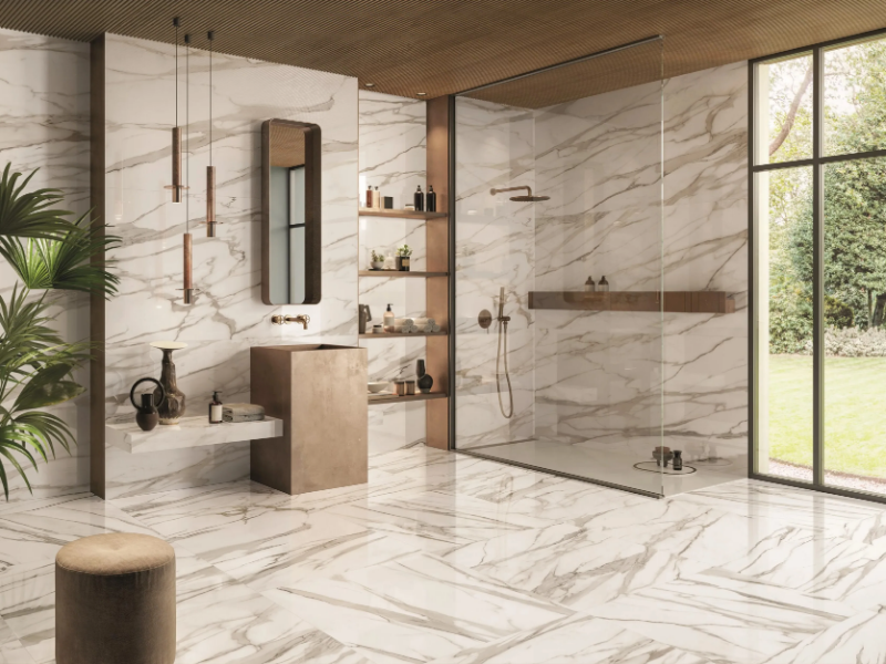 TELE DI MARMO RELOADED CALACATTA - Porcelain stoneware wall/floor tiles by Emilgroup