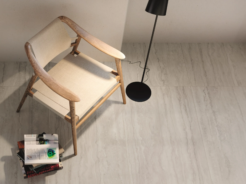 Unique Travertine Minimal Silver by Provenza