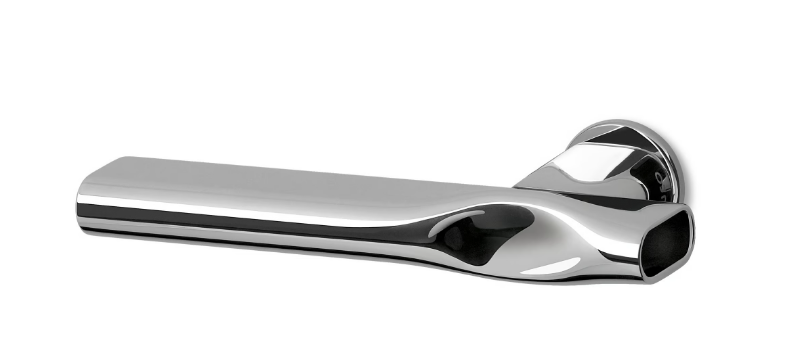 TRACE C3 - Brass door handle by Ento