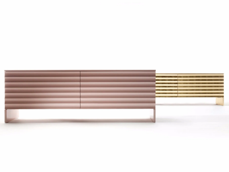 OTTIMISTA - Sideboard with coplanar doors by ERBA ITALIA