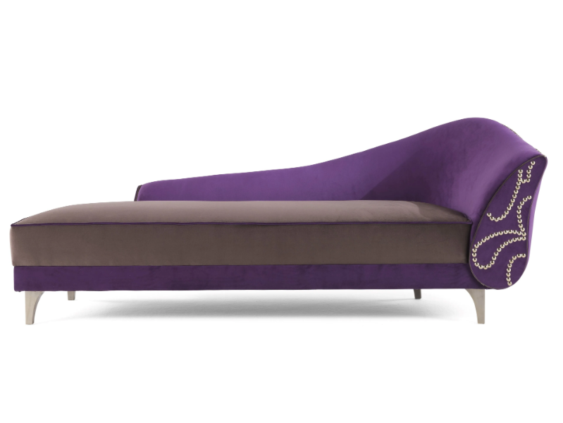 AGRA - Upholstered velvet day bed by ETRO Home Interiors