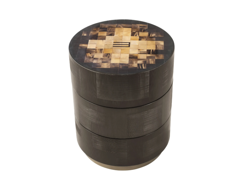 ALEPPO - Round wooden side table by ETRO Home Interiors