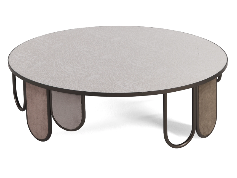 CHANDRA - Round iron coffee table by ETRO Home Interiors