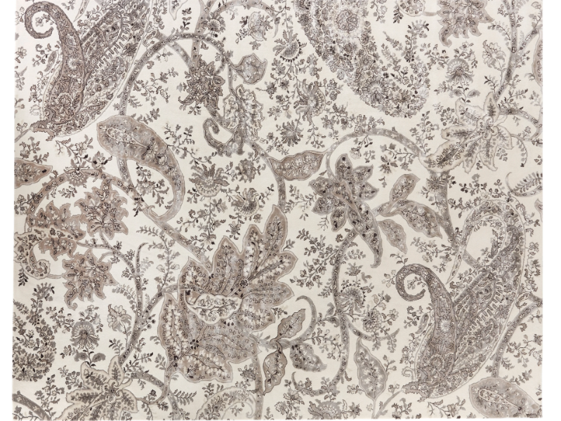 VARANASI - Handmade rectangular wool and viscose rug by ETRO Home Interiors