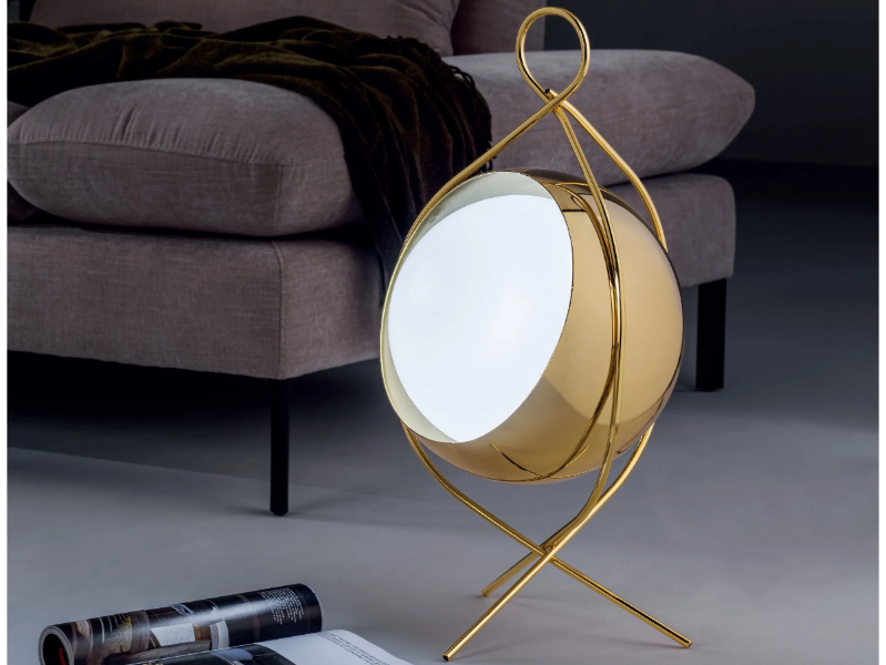 NOBODY - PMMA and iron floor lamp by Euroluce Lampadari