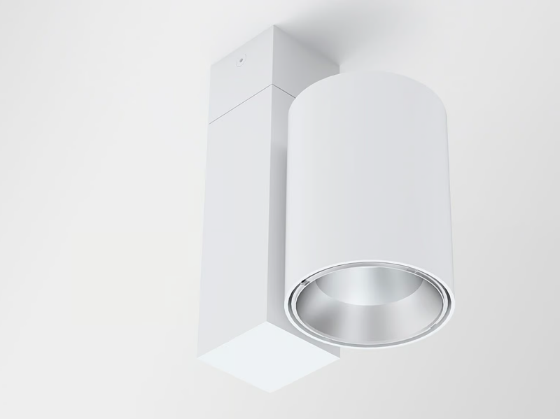 WHEEL TE SL - Ceiling LED extruded aluminium spotlight by Exporlux