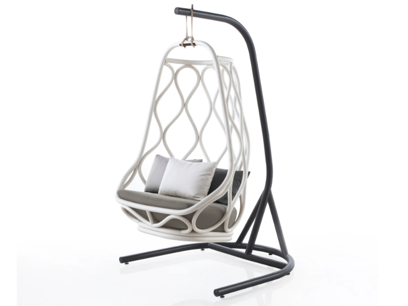 NAUTICA - Rocking Swing rattan armchair by EXPORMIM