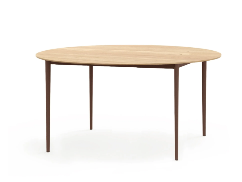 NUDE - Round oak table by EXPORMIM
