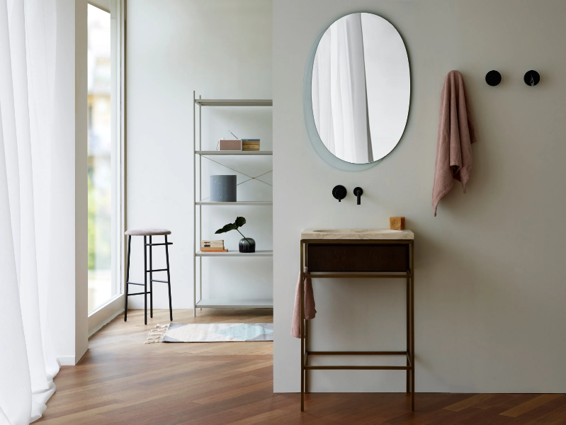 FRAME - Floor-standing vanity unit with doors by Ex.t