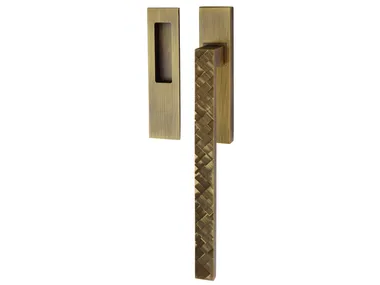 ARTWORK AS1102-P28-BGO - Brass pull handle for sliding doors by Fama International