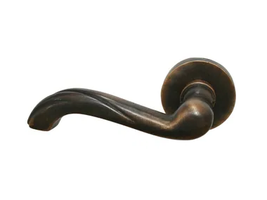 GAUDIUM MG3082 - Bronze door handle on rose by Fama International