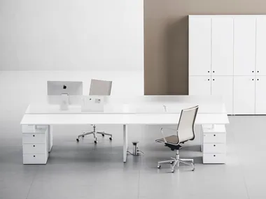 FRAMEWORK 2.0 - EXTRALONG - Rectangular workstation desk by FANTONI