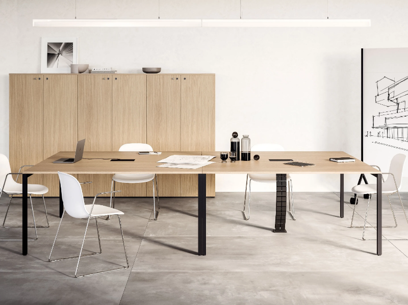 FRAMEWORK 2.0 - Rectangular meeting table by FANTONI