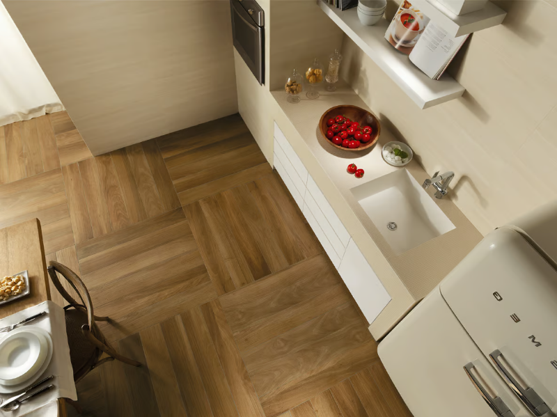 NUANCES - Porcelain stoneware flooring with wood effect by FAP ceramiche