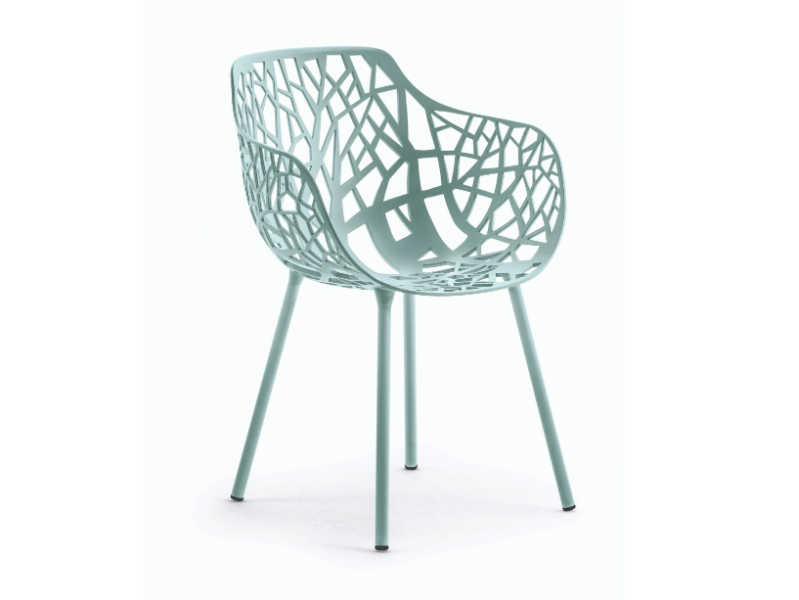 FOREST - Garden chair with armrests by FAST
