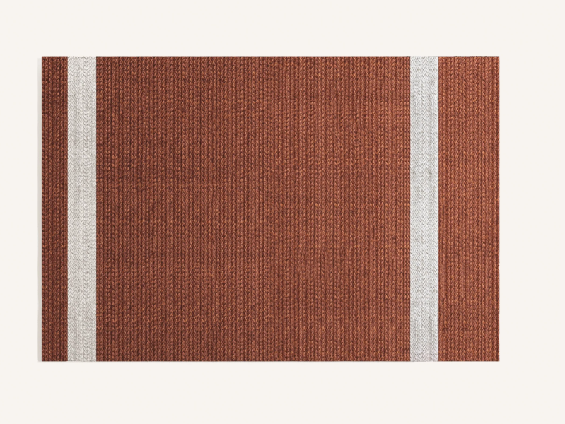 ONDA - Solid-color rectangular polypropylene rug by FAST