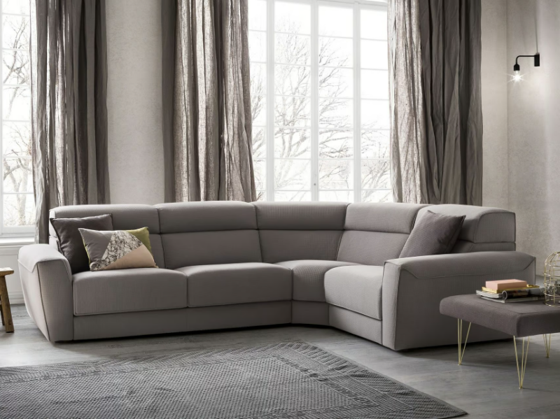 WINSTON - Corner fabric sofa by Felis